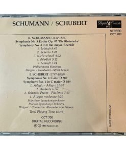 Schumann / Schubert Symphony No. 3 'Rhenish' Sumphony No. 6 CD - Suthern Picker
