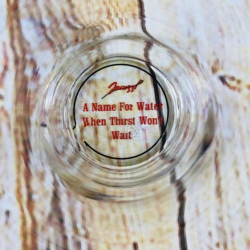 Jacuzzi Vintage Collector Glass With Logo Slogan On Bottom 5 Inch Tall-4 - Suthern Picker
