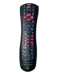 RCA D770 6 Device RF Capable DirecTV Universal Remote Control Pink Buttons Black - Suthern Picker