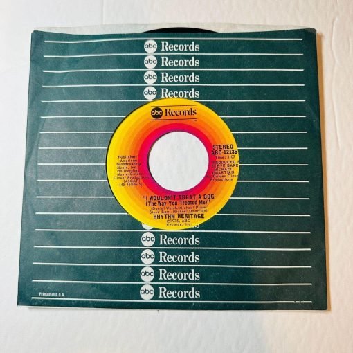 Rhythm Heritage Theme From S.W.A.T. / I Wouldn't Treat A Dog 45 RPM ABC Records - Suthern Picker