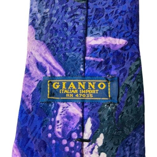 Gianno Italian Import Men's Neck Tie Purple Violet 100% Polyester 47035 - Suthern Picker