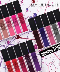 Maybelline NY Color Sensational Vivid Matte Liquid Lipstick Twisted Tulip #12 - Suthern Picker