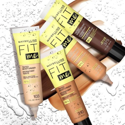 Maybelline Fit Me Tinted Moisturizer mNatural Coverage Face Makeup 370 - Suthern Picker