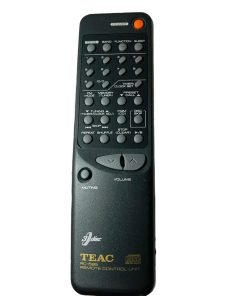 TEAC RC-585 Genuine CD Disc System Remote Control Tested Works NO BACK - Suthern Picker