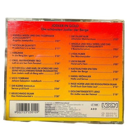 Jodler In Gold CD Various Artists KOCH International - Suthern Picker