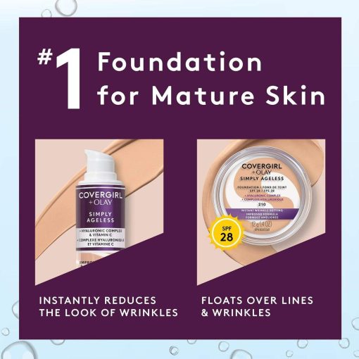 COVERGIRL & Olay Simply Ageless 3-in-1 Liquid Foundation Soft Sable #275 - Suthern Picker