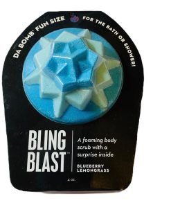 Da Bomb Bling Blast Blueberry Lemongrass Bath Foaming Body Scrub Surprise Inside - Suthern Picker