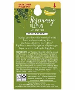 Burt's Bees 100% Natural Moisturizing Lip Butter with Rosemary & Lemon - Suthern Picker