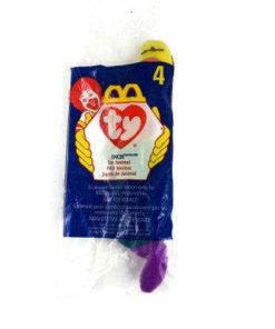 McDonald's Ty Inch #4 Beanie Baby Worm 1998 New In Package - Suthern Picker