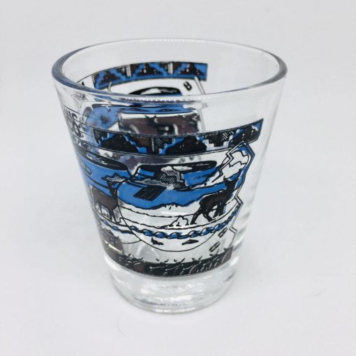 Colorado Collectible Shot Glass Blue Mountains Ram Ski - Suthern Picker