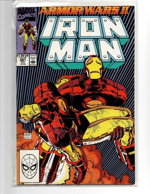 Iron Man #261 October 1990 Armor Wars II Marvel Comics Comic Book - Suthern Picker