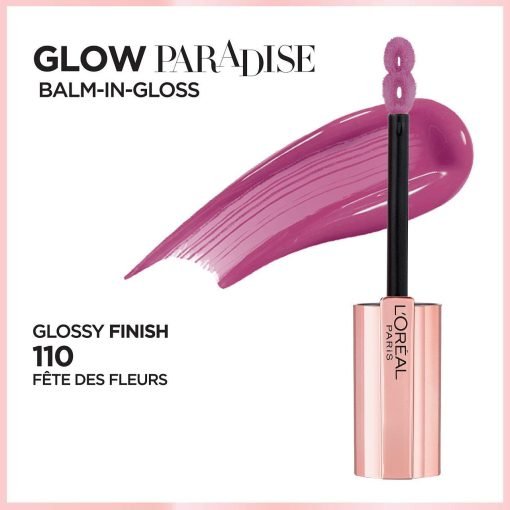 L'Oréal Paris Glow Paradise Hydrating Lip Balm-in-Gloss Fete de Fleurs #110 - Suthern Picker