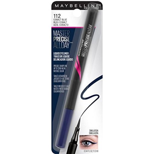 MAYBELLINE Eyestudio Master Precise All Day Ink Pen Liquid Eyeliner Cobalt Blue - Suthern Picker