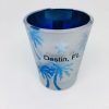 Destin Florida Collectible Shot Glass Frosted Blue Interior - Suthern Picker