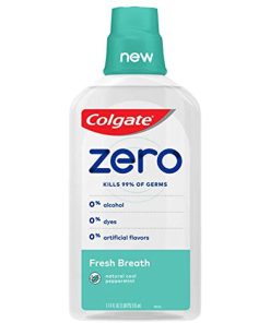 Colgate Zero Alcohol Free Mouthwash with CPC Natural Cool Peppermint 17.4 oz - Suthern Picker