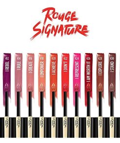 L'Oreal Paris Makeup Rouge Signature Matte Lip Stain Enjoy 410 - Suthern Picker