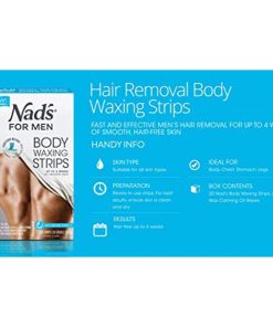 Nad's For Men Body Wax Strips Wax Hair Removal For Men Waxing Kit 20 Strips - Suthern Picker