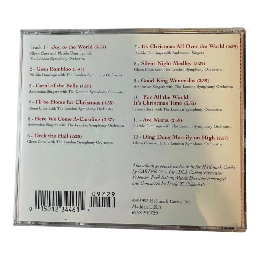 Repeat The Sounding Joy Glenn Close & Placido Domingo CD 1995 Hallmark Presents - Suthern Picker