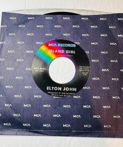 Elton John Island Girl Sugar on the Floor 7'' Vinyl Record 45 RPM MCA 1975 - Suthern Picker