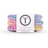 TELETIES Spiral Hair Coils Ponytail Holder Hair Ties Eat Glitter For Breakfast - Suthern Picker
