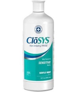 CloSYS Sensitive Mouthwash Gentle Mint Alcohol Free Rinse 32 oz. 12/2022 - Suthern Picker