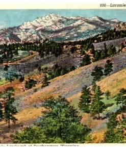 Laramie Peak Mountain Landmark Vintage Postcard Southeastern Wyoming 996 - Suthern Picker