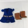 American Girl Doll Saige Outfit Blue Western Meet Dress & Boots Set - Suthern Picker