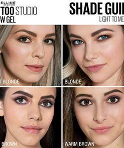 Maybelline TattooStudio Longwear Waterproof Eyebrow Gel Makeup Black Brown - Suthern Picker