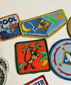 Cub Boy Scout Patches Lot Of 14 Zoo Turn Day Outdoor USA Shooting Recruiter - Suthern Picker