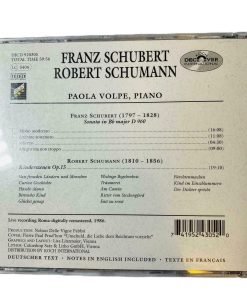 Piano Sonata D960 Kinderszenen Op15 CD Franz Schubert Robert Schumann - Suthern Picker