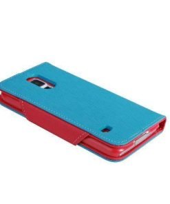 Bear Motion for Galaxy S5 - Premium Folio Case for Samsung Galaxy S5 (Blue) - Suthern Picker