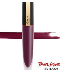L'Oreal Paris Makeup Rouge Signature Matte Lip Stain Enjoy 410 - Suthern Picker