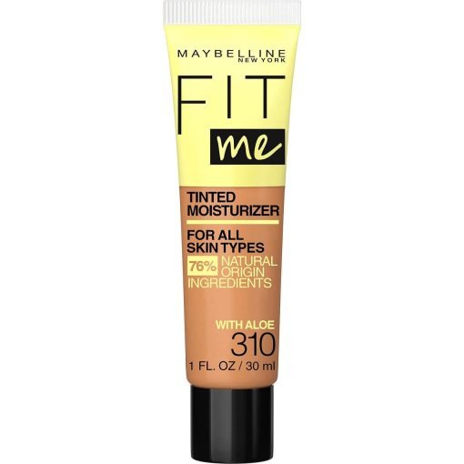 Maybelline Fit Me Tinted Moisturizer Natural Coverage Face Makeup #310 1 Count - Suthern Picker