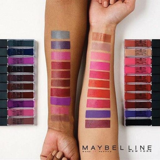 Maybelline NY Color Sensational Vivid Matte Liquid Lipstick Twisted Tulip #12 - Suthern Picker