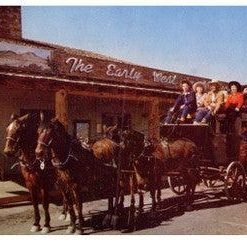 Hotel Last Frontier Stage Coach Ride Vintage Postcard RPPS Kodachrome Las Vegas - Suthern Picker
