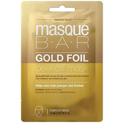 Masque Bar Gold Foil Peel Off Mask Sachet 0.41 Fluid Ounce - Suthern Picker