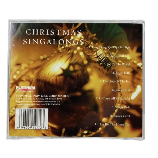 Christmas Singalongs Audio Music CD 1999 Deck The Halls Joy To The World More - Suthern Picker