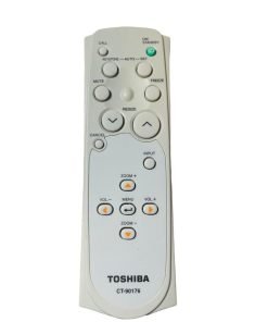Toshiba CT-90176 Projector Remote Control Tested and Works NO BACK Gray - Suthern Picker