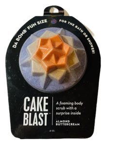 Da Bomb Cake Blast Foaming Body Scrub With Surprise Inside Almond Buttercream - Suthern Picker