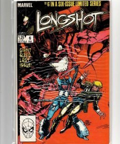 Longshot #6 February 1986 Marvel Comic Book Limited Series Arthur Adams Last - Suthern Picker