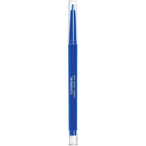 CoverGirl Perfect Point Plus Eyeliner Pencil Bold Cobalt #221 Medium Bright Blue - Suthern Picker