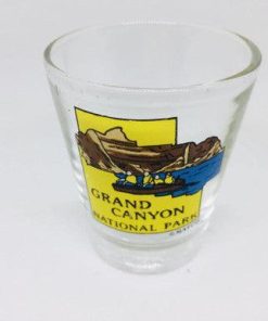 Grand Canyon National Park Collectible Shot Glass Yellow Rafting Arizona - Suthern Picker