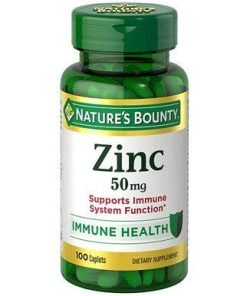 Nature's Bounty Zinc 50 mg Caplets 100 ct 12/2024 - Suthern Picker
