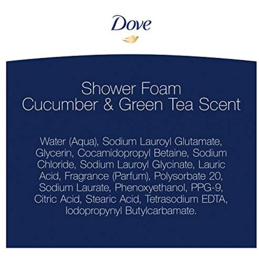 Dove Instant Foaming Body Wash Cucumber & Green Tea Scent 13.5 Fl Oz - Suthern Picker