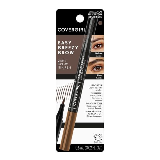 COVERGIRL Easy Breezy Brow All-Day Ink Pen Rich Brown #400 - Suthern Picker