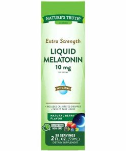 Nature's Truth Melatonin Liquid 10mg 2oz 1 Pack Maximum Strength Berry 03/2022 - Suthern Picker