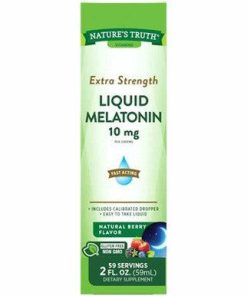 Nature's Truth Melatonin Liquid 10mg 2oz 1 Pack Maximum Strength Berry 03/2022 - Suthern Picker