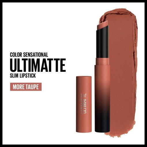 Maybelline Color Sensational Ultimatte Matte Lipstick #799 More Taupe 0.06 oz - Suthern Picker