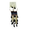 Mia Collection Hoop Earring Set Colorful Beads Feathers Native American Style - Suthern Picker