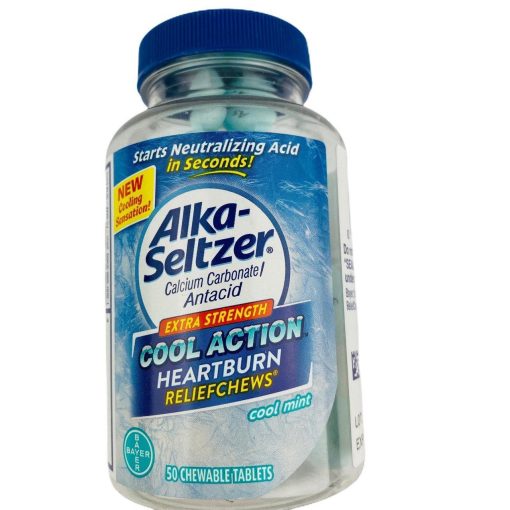 Alka-Seltzer Cool Action Heartburn Relief Chews 50 Count Cool Mint - Suthern Picker